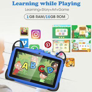 Chất lượng cao 7 "1GB + 16GB Android 7 inch tablette đổ Enfant trẻ em <span class=keywords><strong>Tablet</strong></span> PC giáo dục - Product Image 4