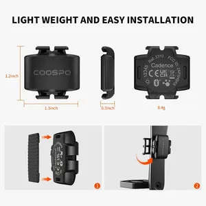 Sensor de Cadencia Inalámbrico COOSPO para Ciclismo, Compatible con ANT+ y Bluetooth, para Computadoras de Bicicleta, Relojes Deportivos MTB, Aplicaciones iOS/Android - Product Image 6