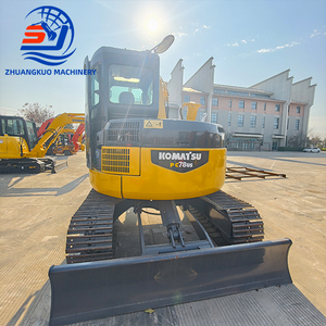Excavadora de cadenas Komatsu PC78us-6 usada en buen estado, motor Cummins, bomba hidráulica, peso operativo de 7.8 toneladas, modelo 2025, 0.28m - Product Image 1