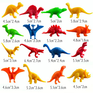 Juguetes de Dinosaurios Miniatura de PVC Antiestrés, Venta Caliente de Fábrica Jincan, para Niños - Product Image 5