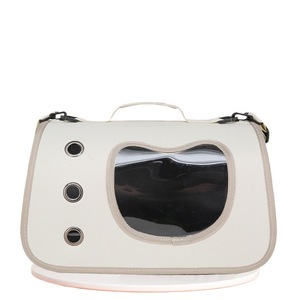 Mochila Portátil Plegable Multifuncional para Mascotas, Transpirable, Tipo Cápsula Espacial, de un Solo Hombro, para Perros y Gatos - Product Image 1