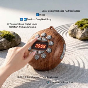 เครื่องเล่นเพลงสวดมนต์พุทธแบบพกพา ชาร์จไฟได้ พร้อมแบตเตอรี่ในตัว, <span class=keywords><strong>เพลง</strong></span> 48 <span class=keywords><strong>เพลง</strong></span>, ควบคุมระดับเสียงได้ และลำโพงแบบคล้องคอ - Product Image 4