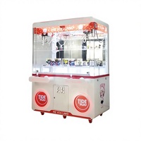 Vente en gros usine : Grande machine à griffes de type distributeur de peluches, 1 joueur, construction métal et plastique, compatible 110V/220V