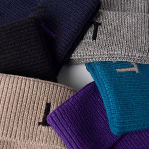 Bonnet en tricot jacquard côtelé personnalisé avec logo, chaud, pour sports d'hiver, pour hommes et enfants, bonnet de ski promotionnel pour l'extérieur - Product Image 5