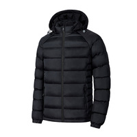 Nouvelle arrivée, veste rembourrée en coton réversible pour homme, veste à capuche matelassée pour homme, logo personnalisé, veste d'hiver matelassée, veste chaude pour homme