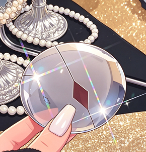 Polvo compacto de marca de lujo, pequeño, plateado, polvo fijador, polvo hidratante, control de grasa de larga duración, maquillaje de retoque. - Product Image 6