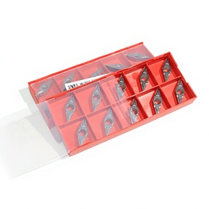เม็ดมีดเซอร์เมต รุ่น VBGT160402-PF ST550 SHANGTWK สำหรับงานกลึงเหล็กและเหล็กกล้าไร้สนิม - Product Image 1
