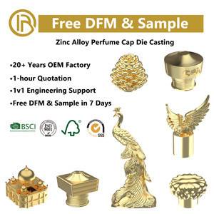 Nhà sản xuất nắp nước hoa ưa thích tùy chỉnh-Mũ Nước hoa Zamac cao cấp với mẫu miễn phí - Product Image 3