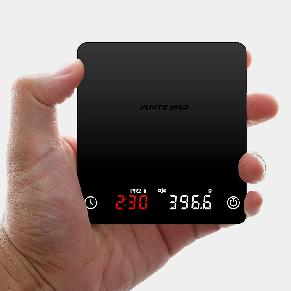 Pocket Scale Mini Koffie Schaal Elektronisch Opladen Smart Gewicht Met Led Display En Auto Keuken Schaal Timer