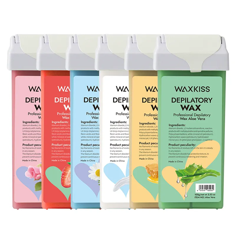 Waxkiss Factory Supply Hochwertige Roll-On-Wachs patronen zur Haaren tfernung Schmerzloses 100ml Roll-On-Kartuschen wachs zur Enthaarung