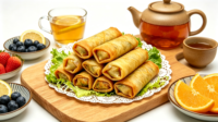 JOYFUN OEM al por mayor, pequeños rollitos de primavera fritos congelados de 20g, snack de masa de alta calidad, comida china, el más vendido para buffet