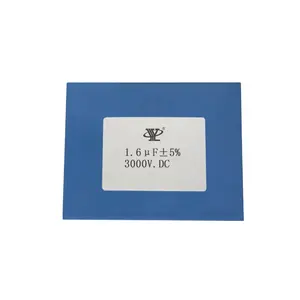 R-YL1370 IGBT tampão de alta pressão Sbsorption filme não-indutivo capacitor de alta freqüência 1.6UF 3000V para indústria eletrônica