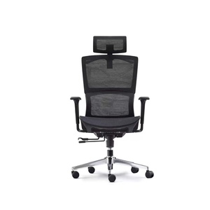 Silla de Oficina Ejecutiva Bosun <span class=keywords><strong>BSMD</strong></span>-2157A Moderna y Ergonómica, Respaldo Alto de Tela y Malla, Negra, Ajustable en Altura, Giratoria y Convertible - Product Image 2