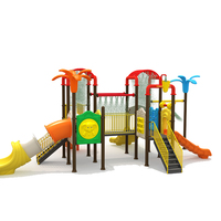 Grand parc d'aventure pour jardin, aire de jeux aquatique extérieure pour enfants