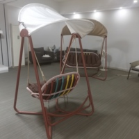 TG Moderne Intérieur et Extérieur Balançoire Grand Patio Rotin Simple 2 places Nid Suspendu Oeuf Chaise pour Jardin