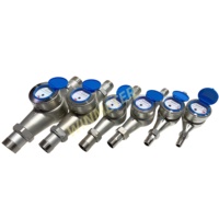 Ventes d'usine - Compteur de débit d'eau multi-jets ISO4064 DN15 Classe B IP68 en acier inoxydable SS304/SS306 pour usage résidentiel et industriel
