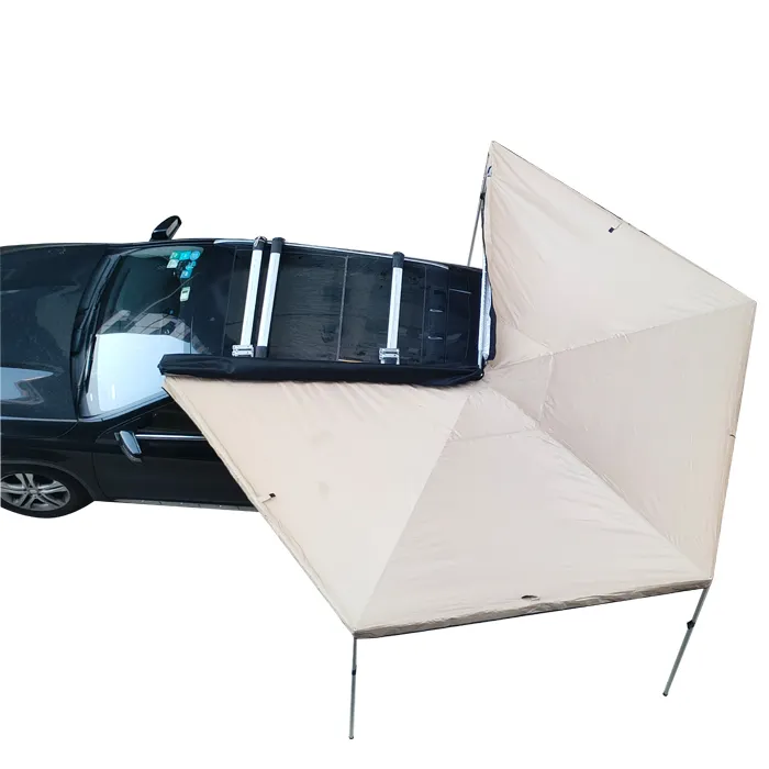 Outdoor 4x4 Awing Car Roof Tent Quick Open Large 270 Degree Roof Side Awning For Cars Camp Tent 270 degree car roof side awning