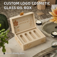 Boîte de rangement pour rouge à lèvres personnalisée, emballage cosmétique en carton rigide, coffret cadeau, imprimé floral