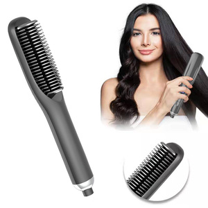 Hair Straightener Brush Fast Heating Flat <b>Iron</b> Ionic Hair Styling Comb Home <b>Travel</b> Beauty Equipment - Product Image 3