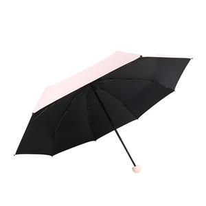 Sombrilla Plegable de Bolsillo, Mini Paraguas de Doble Uso para Lluvia y Sol, para Estudiantes, Venta al por Mayor de Fábrica - Product Image 1