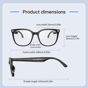 スマートウェアラブルヘッドセットBluetoothサングラスAi音声翻訳スマートメガネ男性女性用 - Product Image 3