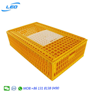 Customized color plastic chicken crate poultry transport crate with high quality