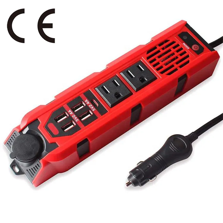 Hot Selling 200W Car Power inverters & converters dc to ac 12v 220v Power Inverter with 4 usb charging ports