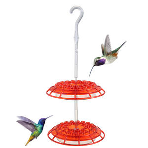 Abreuvoir d'eau pour oiseaux mangeoire à colibris sauvage diverses stations d'alimentation à <span class=keywords><strong>nectar</strong></span> suspendues en plein air rouge vif - Product Image 1