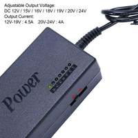 Chargeur universel pour ordinateur portable 96W, multifonction, tension réglable 12V 15V 16V 18V 19V 20V 24V, adaptateur secteur commutable