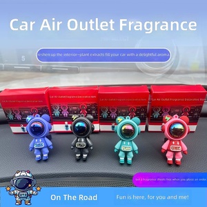 Ambientador para Auto, Botella Vacía Recargable, Diseño de Dibujos Animados, Montaje en Rejilla de Ventilación, Aromaterapia para Vehículo - Product Image 1