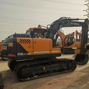 Excavadora Hyundai 150lc-9s usada de 15 toneladas/Hyundai 150LC-7 150LC buen precio 150W-7 150W-9 en stock para venta en caliente - Product Image 1