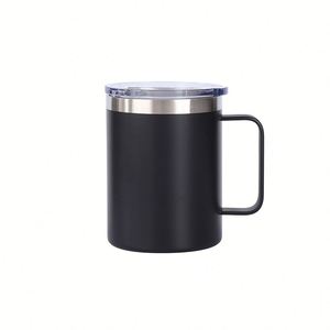 Taza de Viaje de Acero Inoxidable de Doble Pared, 12/14 oz, Personalizada OEM, con Tapa Deslizante Libre de BPA, para Café, Leche y Más - Product Image 4