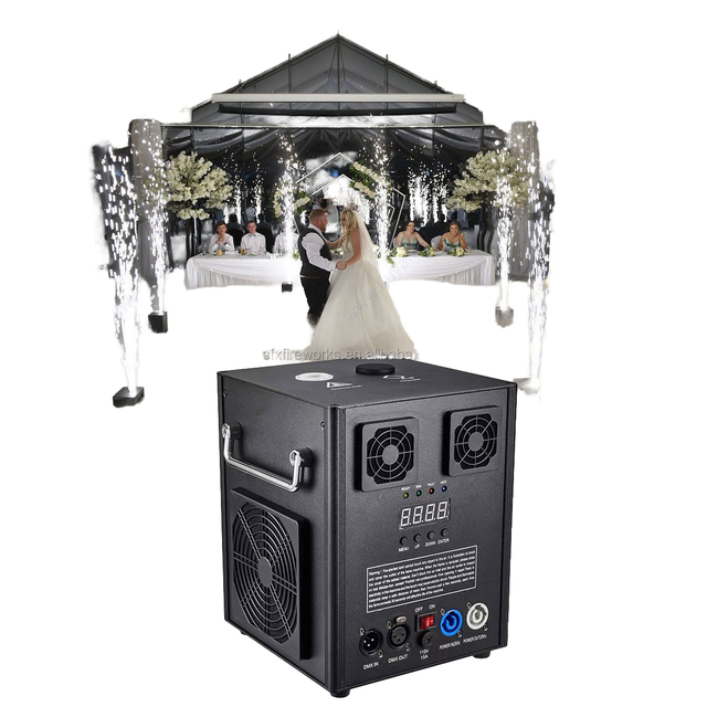Marriage Ceremony First Dance Stage Party Professional Modern Simple Metal Ti Powder Indoor 200g Composite Cold Spark Machine