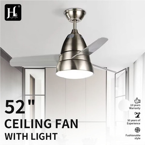 Ventilateur de plafond LED d'intérieur moderne de 36 pouces avec lumière, intelligent, réversible, BLDC, industriel, pour bureau, profil bas, moteur CC - Product Image 3