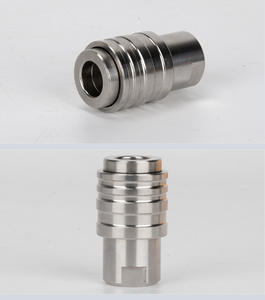 厂家直销高压水枪自动锁不锈钢1/4 ”适配器管件适配器快速连接器 - Product Image 4