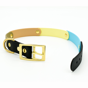 Neue Produkte Großhandel Haustierbedarf Hundehalsband-Schnalle Silberne Schnalle Hundehalsband Gummi-Leine Geschirr Trainings-PVC-Halsband - Product Image 5