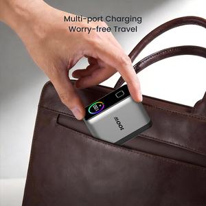 Chargeur mural USB-C Tommox 100W avec prise remplaçable, type C, charge rapide, 3 ports, avec écran TFT intelligent, adaptateur pour ordinateur portable, <span class=keywords><strong>iPad</strong></span> - Product Image 4