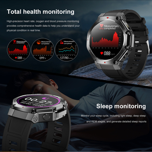 Mode Intelligent Horloge 1.53 Inch Android Ios Ip67 Sport Kompas Hartslag Zaklamp Tr3 Max Montre Intelligente 2024 - Product Image 5