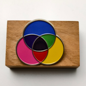 Broche de Esmalte <span class=keywords><strong>Ventu</strong></span> con Diseño Circular Tricolor, Estilo Retro y Moderno, Accesorio para Chaquetas y Sombreros - Product Image 3