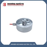 Celda de carga de disco de compresión Pan Cake con sensor de tensión para tanques Capacidad de 500kg a 10T