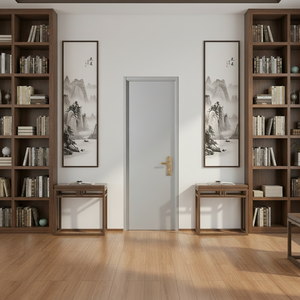 Porte composite insonorisée IKN Nusantara Green, peinture écologique à base d'eau, triple étanchéité, isolation phonique 55 dB, taille et couleur personnalisées - Product Image 2