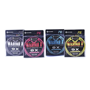 Línea de Pesca Trenzada de PE 8X 100M, Multicolor, 100% <span class=keywords><strong>Lisa</strong></span>, <span class=keywords><strong>Precio</strong></span> de Fábrica - Product Image 4