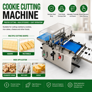 Machine à découper les biscuits commerciale, petite, 50 pièces/min, largeur de la bande 240 mm, <span class=keywords><strong>pour</strong></span> la découpe de pâte à biscuits et de biscuits. - Product Image 1