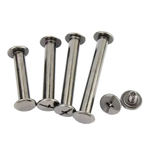 Vis OEM en acier inoxydable 304/316, acier au carbone, vis <span class=keywords><strong>à</strong></span> cuir, vis <span class=keywords><strong>à</strong></span> rivet, bouton, vis <span class=keywords><strong>à</strong></span> ceinture pleine, vis Chicago M2 M3 M4 M5 - Product Image 1