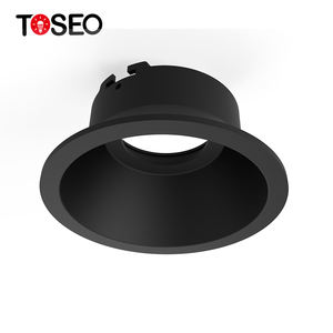 Foco de techo LED ajustable de 3000K, fundido a presión, taza profunda de aluminio, antideslumbrante, Downlight para dormitorios, 3W, 7W, opciones de alimentación, negro integrado - Product Image 3