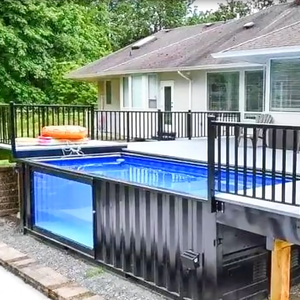 Piscine <span class=keywords><strong>hors</strong></span> <span class=keywords><strong>sol</strong></span> pour la maison, grande fenêtre en verre, conteneur, piscine en fibre de verre, bois extérieur, piscine <span class=keywords><strong>hors</strong></span> <span class=keywords><strong>sol</strong></span> - Product Image 4