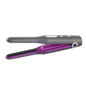 Plancha de pelo recargable USB portátil inalámbrica y plancha plana de viaje
