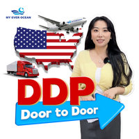 Ever Ocean Entrega rápida Fcl Foshan Changzhou Freight Forwarder Chengdu Lcl Trucking Air China a EE. UU. Agente de envío Ddp Canadá
