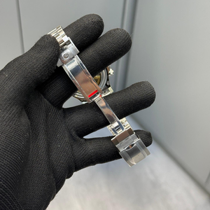 Montres mécaniques automatiques 40 mm en métal doré avec lunette en céramique, chronographe <span class=keywords><strong>Le</strong></span> Mans, montre de luxe pour homme en or blanc, montre mécanique de sport - Product Image 5