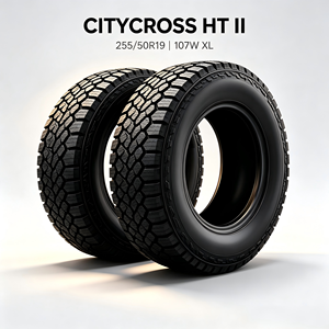 ยางรถยนต์ SUV แบบไม่มียางใน ขนาด 255/50R19 รุ่น CITYCROSS II 107W สำหรับความเร็วสูง ใช้ได้ทุกฤดู - Product Image 1